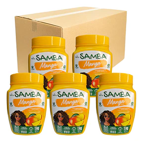 Caja de 6 Mascarillas Capilares 2 en 1 Samba 1 Kilo - MANGA 