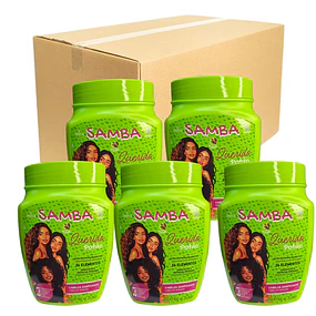 Caja de 6 Mascarillas Capilares 2 en 1 Samba 1 Kilo - QUERIDO POTAO 