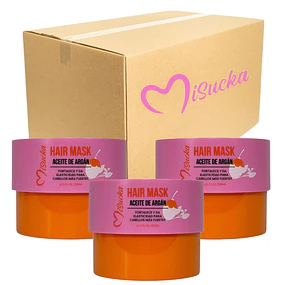 Caja de 12 Mascarillas Capilares Misucka 200 ML c/u - ARGÁN