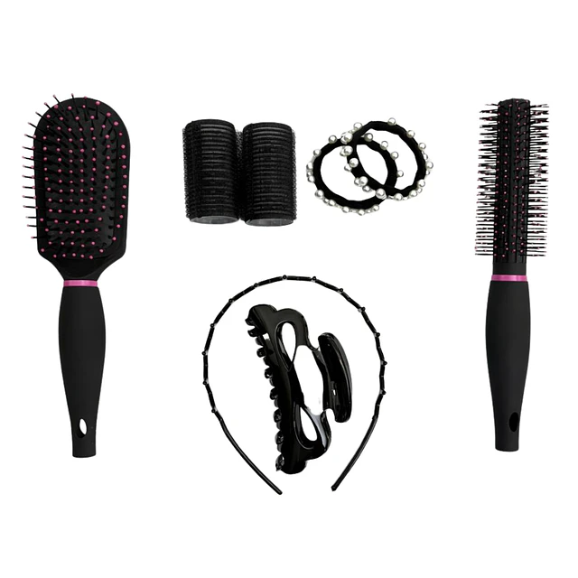 Set de Belleza Capilar Completo Miracle Woman (Cepillos + Accesorios) - 0079 - AU147