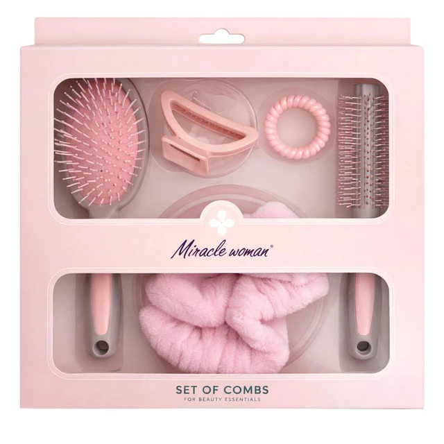 Set de Belleza Capilar Completo Miracle Woman (Cepillos + Accesorios) - 0108 - AU148