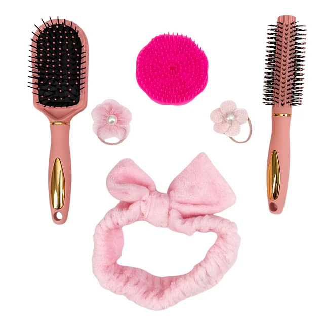 Set de Belleza Capilar Completo Miracle Woman (Cepillos + Accersorios) - 0083 - AU149