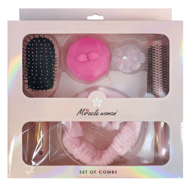 Set de Belleza Capilar Completo Miracle Woman (Cepillos + Accersorios) - 0083 - AU149