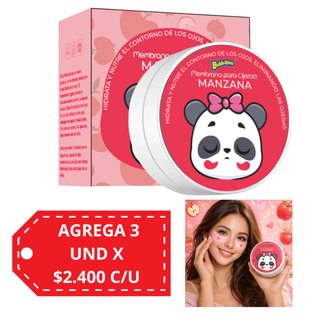 Membranas para Ojeras Bubbaluu 30 Pares - MANZANA 1907