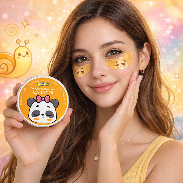 Caja de 12 Membranas para Ojeras Bubbaluu 30 Pares - CARACOL 1910