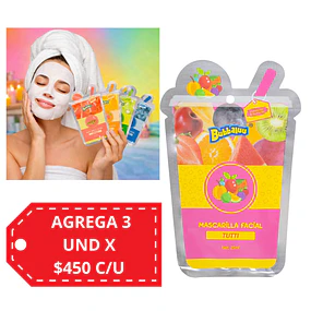 Mascarilla Facial Bubbaluu Hidratación y Nutrición - TUTTI 1913