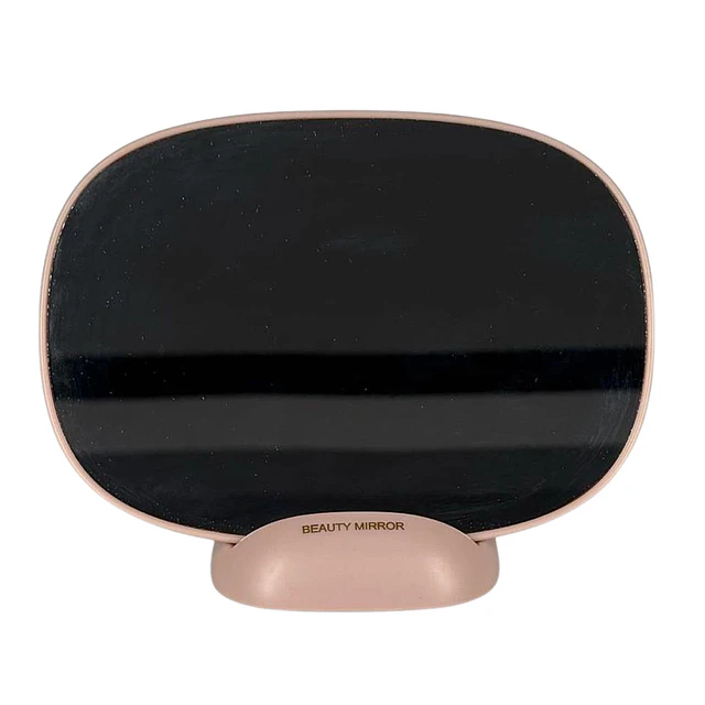 Espejo de Maquillaje Ovalado con Base Minimalista  (Se envian colores Surtidos)  - AU154