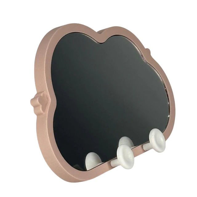 Caja de 12 Espejos de Tocador Nube con Ganchos Organizadores  (Se envian colores Surtidos)  - AU158