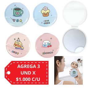 Espejo de Cartera Diseño Postres Kawaii  (SE ENVIAN SURTIDOS) - AU88