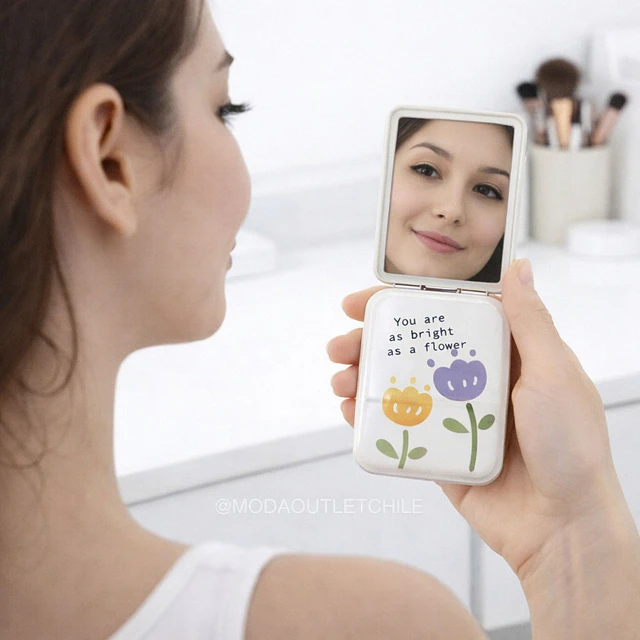 Espejo de Cartera Diseño Kawaii  (SE ENVIAN SURTIDOS)  - AU90 