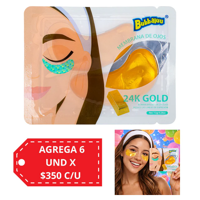 Membranas Para Ojos Bubbaluu - 24K Gold - AU207