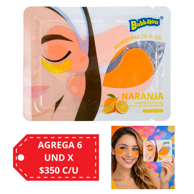 Membranas Para Ojos Bubbaluu - NARANJA - AU210