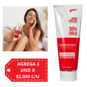 Crema Para Pies 30% de Urea Suavidad e Hidratación - 1840