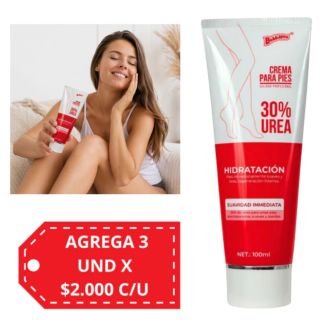 Crema Para Pies 30% de Urea Suavidad e Hidratación - 1840