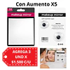 Espejo de Maquillaje Cuadrado con Aumento X5 - AU102