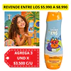 Shampo 2 en 1 Samba Kids todo tipo de Cabello 325 ML - Amarillo AU249