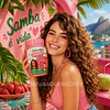 Gelatina Capilar Samba 1 Kilo - MORANGO AU251