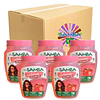 Caja de 6 Gelatina Capilar Samba 1 Kilo - Morango AU252 