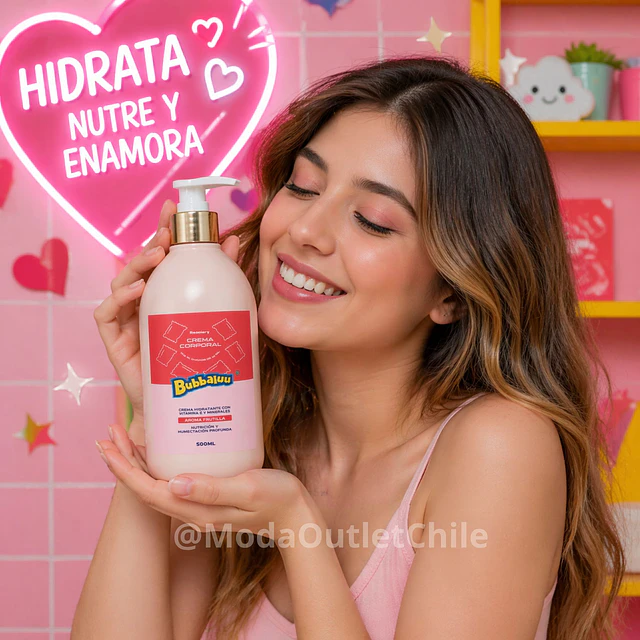 Locion Corporal Bubbaluu 500 Ml - FT -1841 - AROMA FRUTILLA 