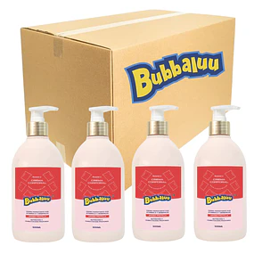 Caja de 12 Lociones Corporales Bubbaluu 500 Ml - FT -1841 - AROMA FRUTILLA
