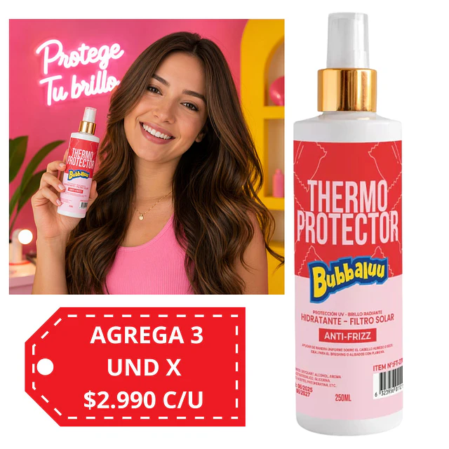 Termoprotector de Calor Bubbaluu - 250 ml - 2700
