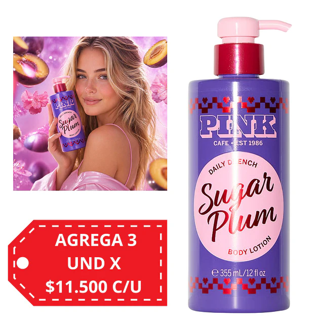 Locion Corporal PINK Victorias Secret - SUGAR PLUM 