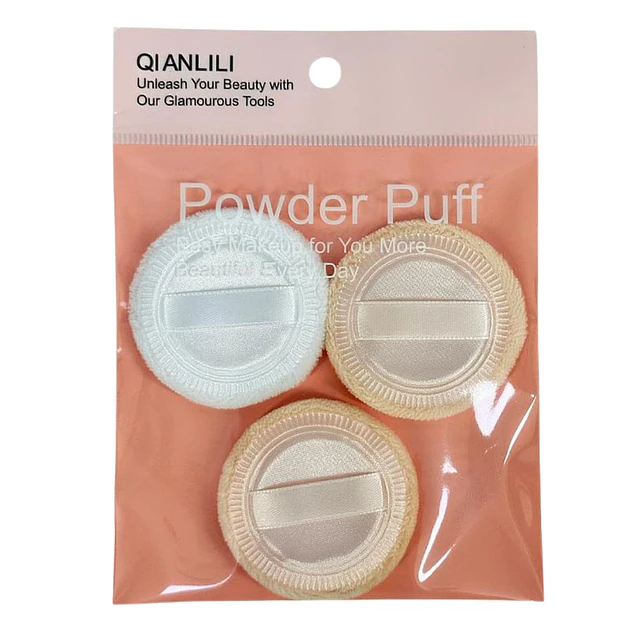 Set de Borlas de Maquillaje para Polvos Sueltos y Compactos - AU270