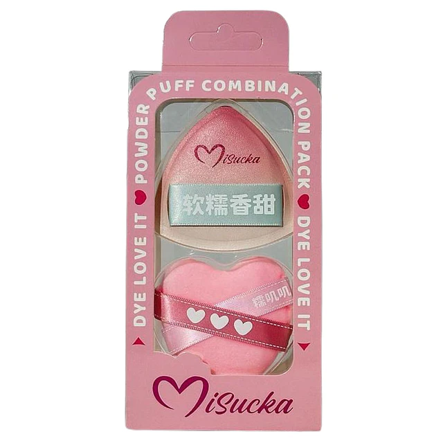 Caja de 12 Set de Maquillaje Misucka Esponja + Borla - AU274