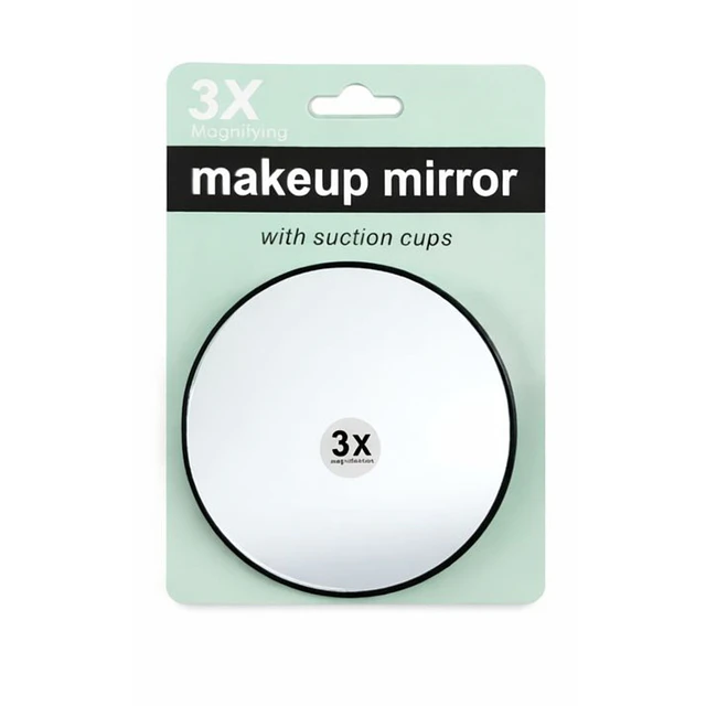 Espejo Facial Redondo con Aumento y Ventosas - X3