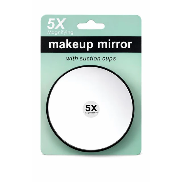 Espejo Facial Redondo con Aumento y Ventosas - X5