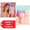 Set de Esponjas de Maquillaje + accesorios Multifuncionales - 3514