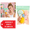 Set de Esponjas de Maquillaje + Accesorios Multifuncionales - 3516