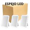 Caja de 6 Espejos Maquile LED Cordless Light UP   (Colores Surtidos) - AU304