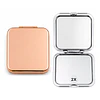 Caja de 12 Espejos de Cartera Doble Aumento Glam Square (Grande) Colores Surtidos - AU311