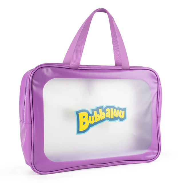 Bolso Multiuso Bubbaluu Transparente con Asa - Rosado 1946