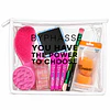 Kit Regalo Belleza con Cosmetiquero Transparente y Accesorios - 11 Piezas 