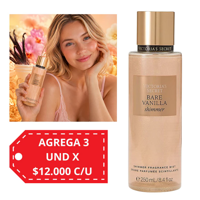 Victorias Secret Bare Vanilla Shimmer- 250 Ml