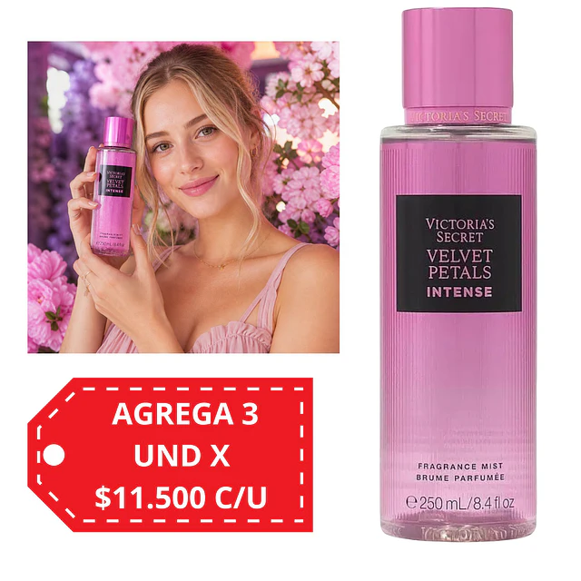 Body Mist Victorias Secret 250 ML - VELVET PETALS INTENSE 