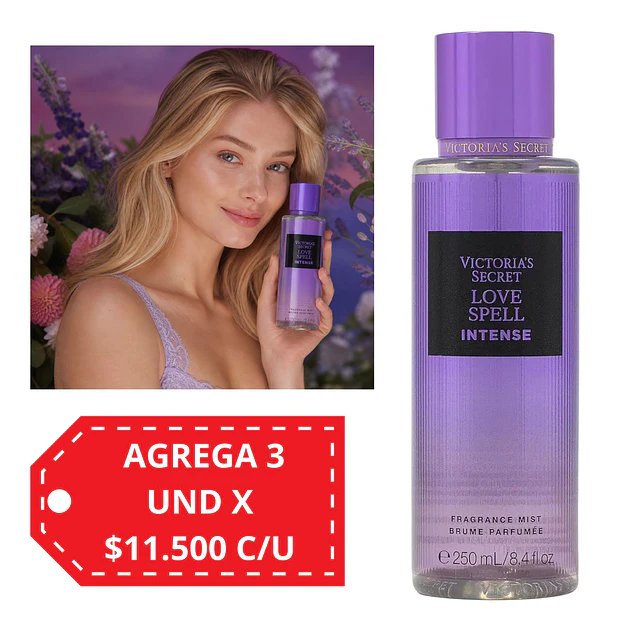 Body Mist Vcitorias Secret 250 ML - LOVE SPELL INTENSE 