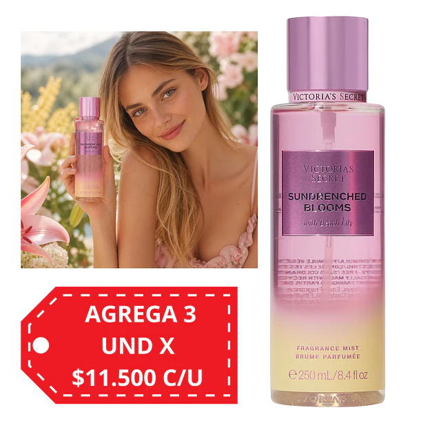 Body Mist Victorias Secret 250 ML - SUNDRENCHED BLOOMS 