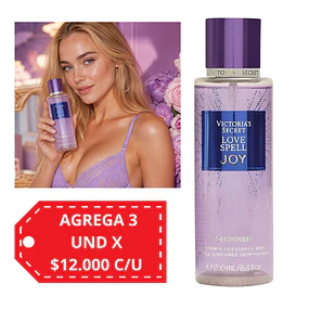 Body Mist Victorias Secret 250 ML - LOVE SPELL JOY SHIMMER 