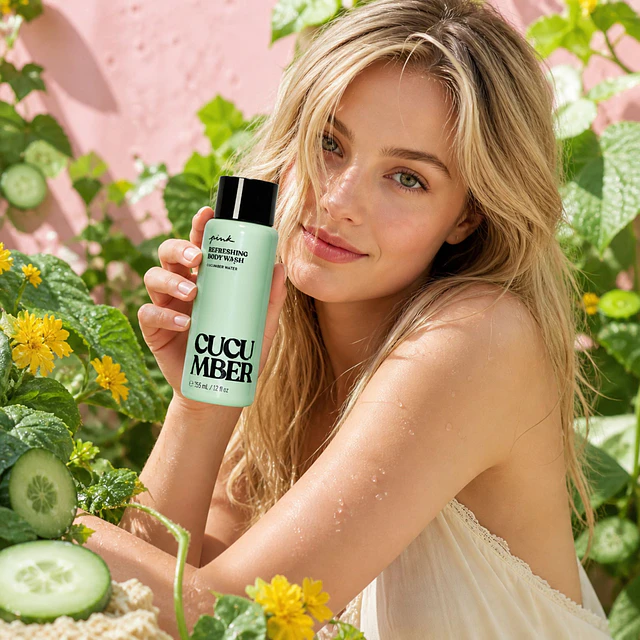 Shower Gel / Jabón de Baño Pink Victorias Secret 355 ML - CUCUMBER 