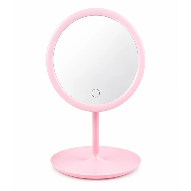 Espejo Led de Tocador Redondo USB (Colores Surtidos) Venta Unitaria - AW20 