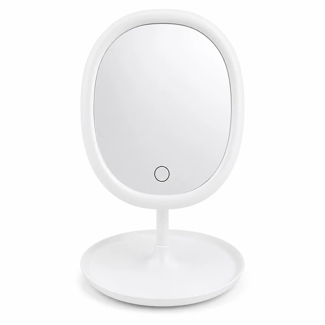 Espejo Led de Tocador Ovalado USB (Colores Surtidos) Venta Unitaria - AW22