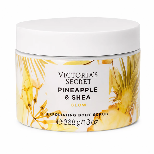 Caja de 6 Exfoliantes Corporales Victorias Secret 283g - PINEAPPLE & SHEA 