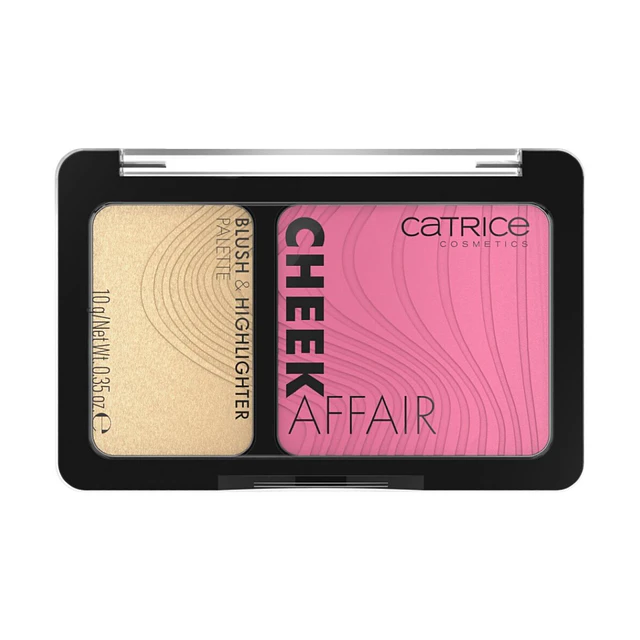 Paleta de Rubor e Iluminador Catrice - Cheek Affair 