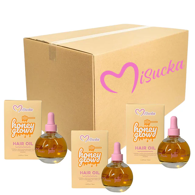 Caja de 12 Aceite Capilar Honey Glow de Misucka 35 ML