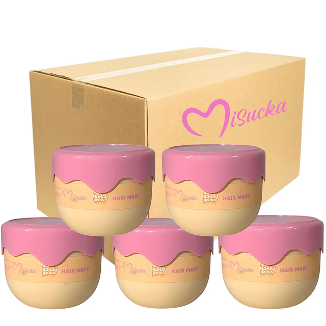 Caja de 12 Mascarilla Capilar Honey Glow Misucka 200 ML