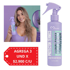 Termo Protector de Calor, Desenredante & Anti frizz Misucka - 180ML - BUBBLEGUM