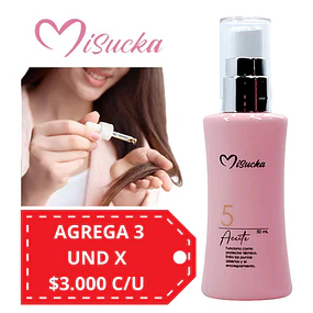 Aceite Capilar Misucka con Biotina - 50 Ml